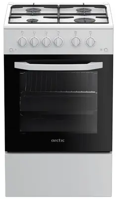 Aragaz Arctic AGM5511DTTL, Gaz, Aprindere electrica, Grill, 50 cm