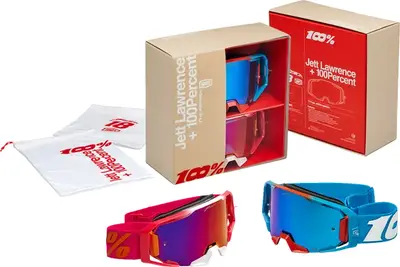 Set 2 ochelari atv cross 100% Armatic Jett Lawrence Limited Edition