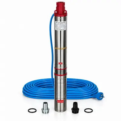 Pompa submersibila de mare adancime 3SDM2/10 – 1500W, refulare 250m, debit 12 mc/h, 8 turbine…