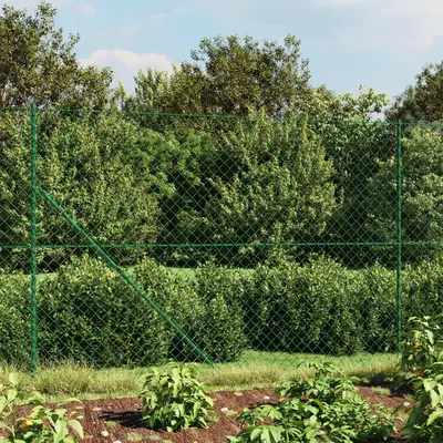 Gard de plasa de sarma, verde, 1,6x10 m
