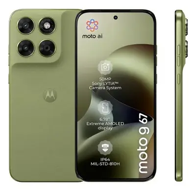 Telefon Mobil Motorola Moto G67, Procesor Mediatek Dimensity 6300 Octa-Core, AMOLED Touchscreen…