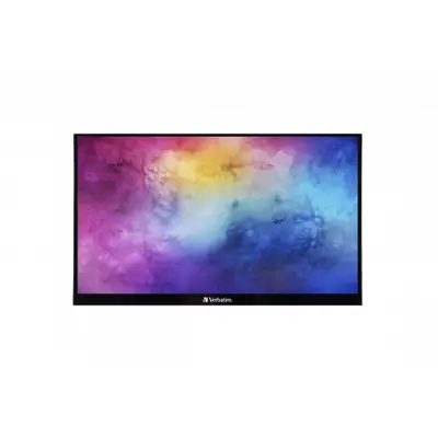 Verbatim Monitor Portabil Touchscreen LED IPS Verbatim, 14'', Full HD, 6ms, HDR, FreeSync, 2x…