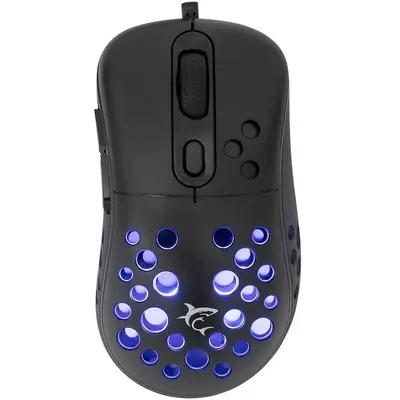 White Shark Mouse Gaming cu fir White Shark GM-5013 AZRAEL, 12.800 DPI, Negru