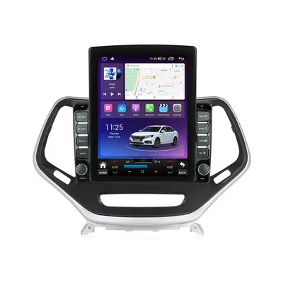 Navigatie dedicata cu Android Jeep Cherokee V 2014 - 2019, 4GB RAM, Radio GPS Dual Zone…