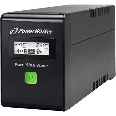 Power Walker UPS Power Walker Line-Interactive 600VA 3x IEC C13, SINUS PUR, RJ11/RJ45, USB, LCD