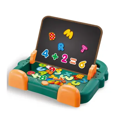 Set Tabla Magnetica 2 in 1 pentru Copii - Include Litere si Numere, Ideal pentru Invatare si Desen
