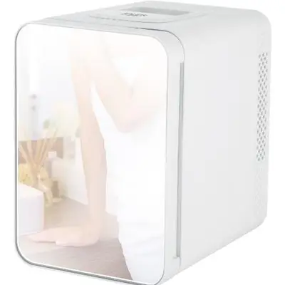 Mini Frigider AD 8085 Capacitate 4L 32-42W Usa Oglinda Incalzire/Racire AC 220-240V/DC12V Alb