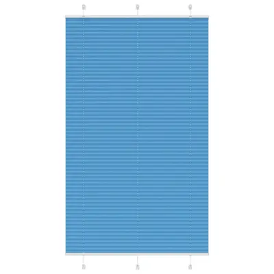 Jaluza plisata albastru 115x200 cm latime tesatura 114,4 cm