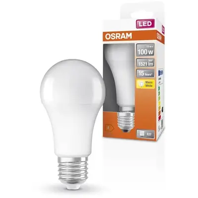 OSRAM Bec LED Osram LED STAR FR A100, E27, 13W (100W), 1521 lm, lumina calda (2700K), clasa…
