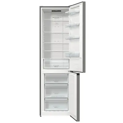 Gorenje Combina frigorifica, Gorenje NRK6202EXL4, No Frost, 60 cm, 331l, 2 usi, Clasa energetica E…