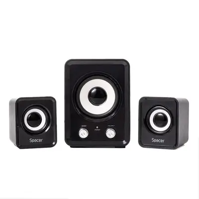 spacer BOXE SPACER 2.1, RMS: 11W (2 x 3W + 5W), control volum, USB power, negru