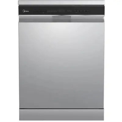 Midea Masina de spalat vase Midea MDWEF1433DSS-W, 14 seturi, 9 programe, 60 cm, Clasa C, Argintiu