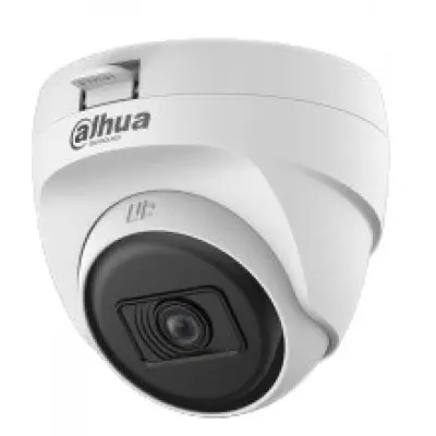 Camera HDCVI Dahua HAC-T1A51-U-0280B-S2, 5MP, lentila 2.8mm, warm LED + IR 25m, microfon, audio pe…