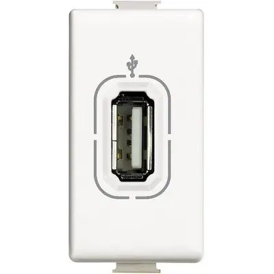 Priza usb 1 modul Bticino Matix AM4285, alb