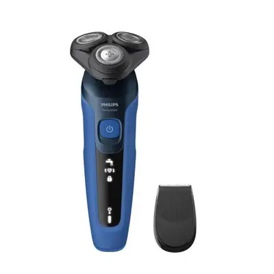 Aparat de ras Philips Series 5000 S5466/17, 45 minute autonomie (Albastru)