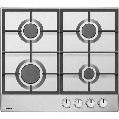 hansa Plita incorporabila Hansa BHGI610502, Gaz, 4 arzatoare, Aprindere electrica, Gratar fonta, 60…