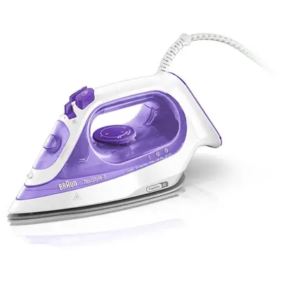 BRAUN Fier de calcat Braun TexStyle 3 SI3042VI, 2350 W, abur variabil 45g/min, jet de abur…