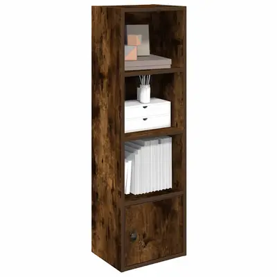 Biblioteca, stejar fumuriu, 31x24x102 cm, lemn prelucrat