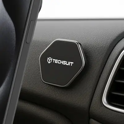 techsuit Suport Auto Magnetic Techsuit HOLD210-C, Universal, Negru