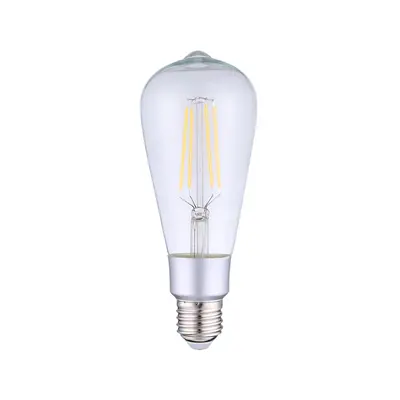 Bec inteligent Shelly Vintage ST64, Dimmer, Wi-Fi, Control aplicatie, E27, 7W, 750 LM