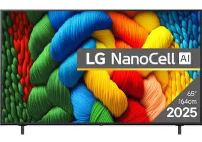 Televizor NanoCell LED LG 165 cm (65inch) 65NANO80A3B, Ultra HD 4K, Smart TV, WiFi, CI+