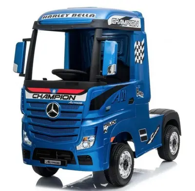 Camion electric pentru copii 2-7 ani Mercedes ACTROS, 4x4, 180W, 12V, roti moi, scaun tapitat…