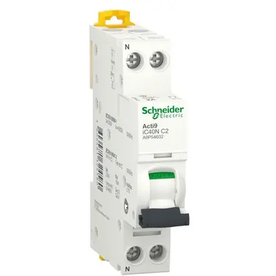 Siguranta automata 1P+N 2A curba C Schneider A9P54602