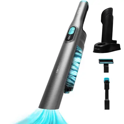 CECOTEC Aspirator de mana Conga Rockstar Micro+, 200W, 20 kPal, Baterie Li-Ion 16.8V, 2500 mAh…