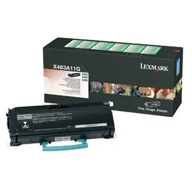LEXMARK Toner X463A11G Black Return