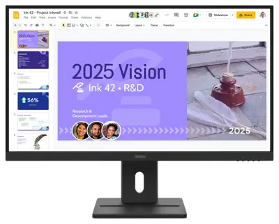 Monitor Commercial Lenovo ThinkVision E27Q-40, 27", 2560 x 1440 pixeli, Black, 3 ani Garantie