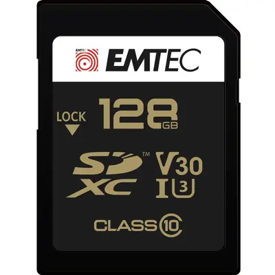 EMTEC Card memorie SDXC Emtec, 128GB, SpeedIN, clasa 10, Negru
