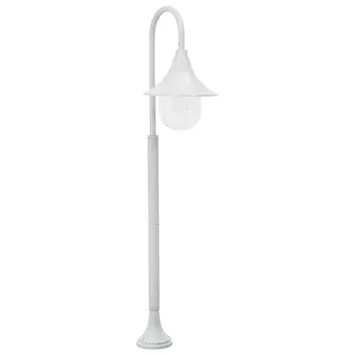 Stalp de iluminat pentru gradina, alb, 120 cm, aluminiu, e27