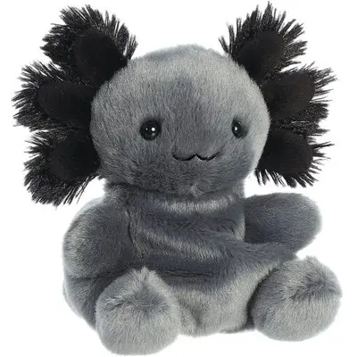 HERMA Jucarie de plus de tinut in palma, Aurora Palm Pals, Axolotl negru, 13 cm