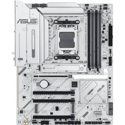 Placa de Baza Asus X870 MAX Gaming WIFI7 W, AMD X870, AM5, ATX, DDR5