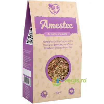 Amestec de Hribi cu Legume fara Gluten 150g