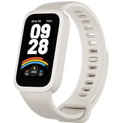 Bratara Fitness Smart Band 9 Active Beige White
