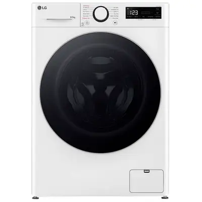 Masina de spalat rufe cu uscator LG F2DR509S1W, 9 kg/5 kg, 1200 rpm, Clasa E (Alb)