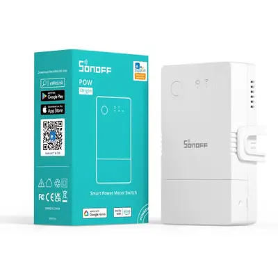Releu inteligent WiFi Sonoff POW Origin R3 (16A) cu contor de putere POWR316