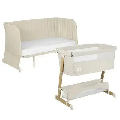 Patut co-sleeper, Lionelo, Thomi Plus, 5 in 1, Multifunctional, Sustine pana la 9 kg ca patut, 15…