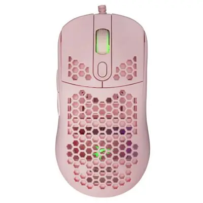 White Shark Mouse gaming, White Shark, Galahad-P, cu fir, optic, 6400 dpi, Rose
