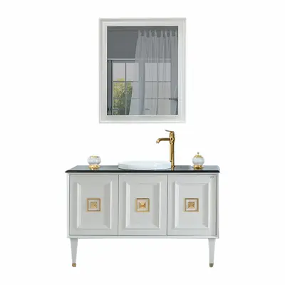 Set mobilier baie Arma 3 piese alb 120 cm