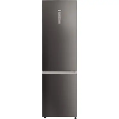 HAIER Combina frigorifica Haier EHD3PWDNPD206, 406L, Clasa D, H 205 cm, dark inox