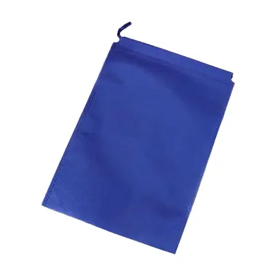 Săculeți non woven cu sfoară - albastru (set 50 buc) - 16x25cm