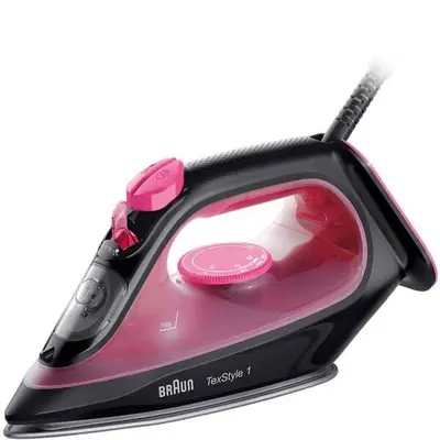 BRAUN Fier de calcat Braun TexStyle 1 SI1070PU, 2000 W, abur variabil 25g/min, jet de abur…
