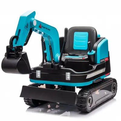 Excavator electric pentru copii Kinderauto X7, 110W, 12V-12Ah, scaun tapitat, telecomanda, Premium…