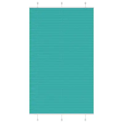 Jaluza plisata verde petrol 115x200 cm latime tesatura 114,4 cm