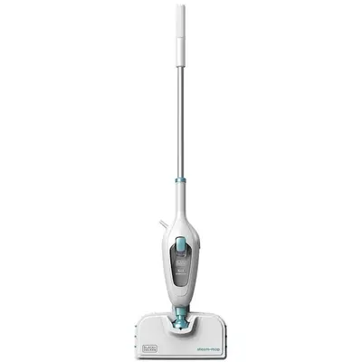 Black & Decker Mop cu aburi Black+Decker FSMH13E5, Putere 1300W, 5-in-1, Albastru-alb