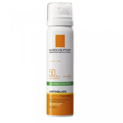 Spray pentru fata cu efect matifiant invizibil La Roche-Posay Anthelios SPF 50, 75 ml…