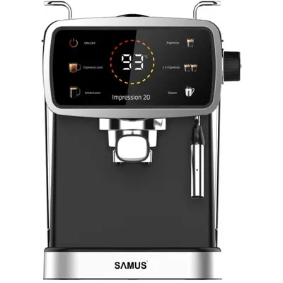 Samus Espressor Samus Impression 20, 20 bari, 5 optiuni cafea, Touch Control, rezervor apa 1.5l…