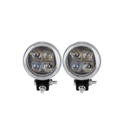 Proiector LED 12W Spot 4D cu angel eyes 12/24V Cod: ART32012